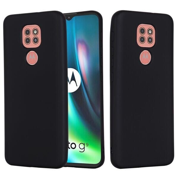 

Защитный чехол Deexe Silicone Case для Motorola Moto G9 Play - Black
