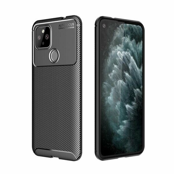 

Защитный чехол Deexe Fusion для Google Pixel 5 XL - Black