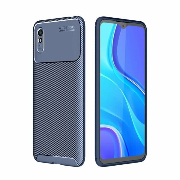 

Защитный чехол Deexe Fusion для Xiaomi Redmi 9A - Blue