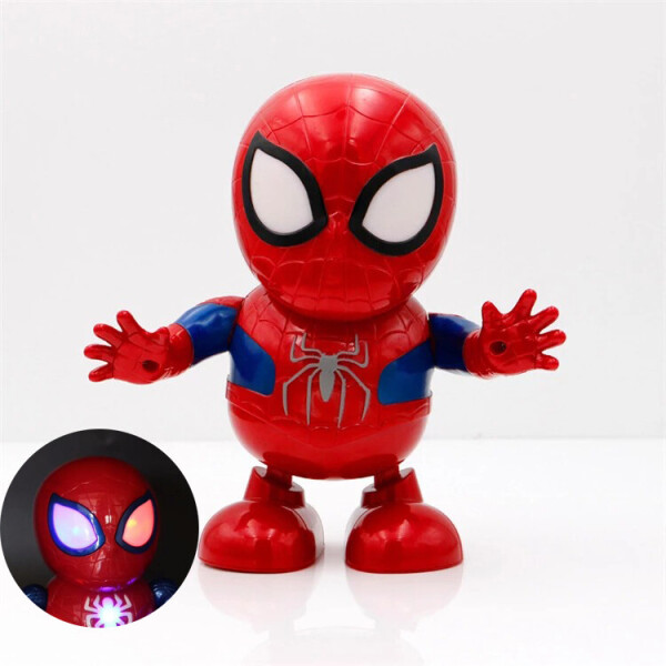 

Интерактивная игрушка танцующий супер герой робот Человек паук Dance Spider Man Hero Marvel со световыми и звуковыми эффектами