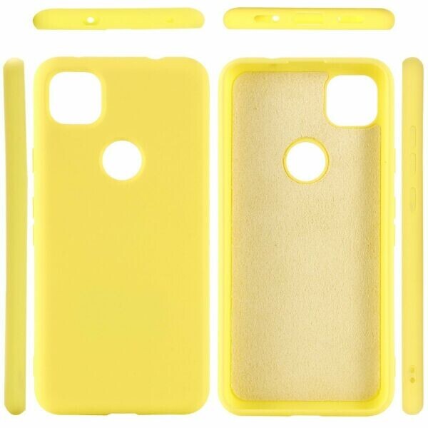 

Защитный чехол Deexe Silicone Case для Google Pixel 4A - Yellow