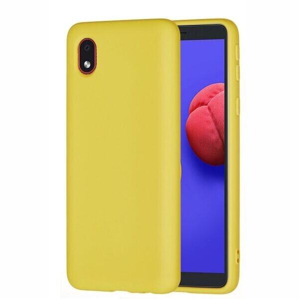 

Защитный чехол Deexe Silicone Case для Samsung Galaxy A01 Core (A013) - Yellow
