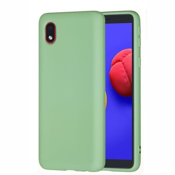 

Защитный чехол Deexe Silicone Case для Samsung Galaxy A01 Core (A013) - Green