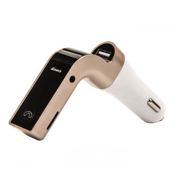 

Автомобильный FM трансмиттер модулятор Car G7 Bluetooth Gold