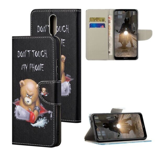 

Чехол-книжка Deexe Color Wallet для Nokia 2.4 - Bear