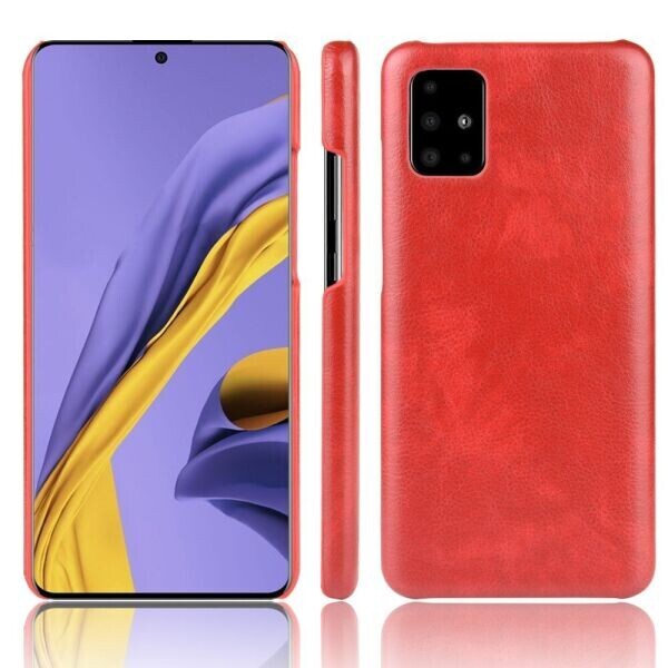 

Защитный чехол Deexe Leather Back Cover для Samsung Galaxy M51 (M515) - Red