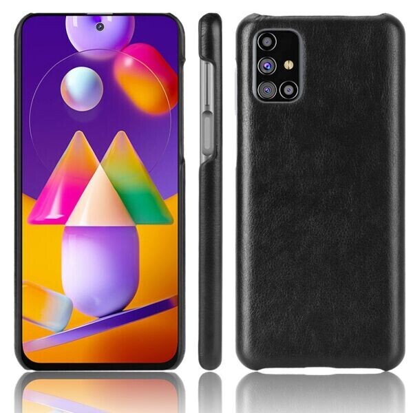 

Защитный чехол Deexe Leather Back Cover для Samsung Galaxy M31s (M317) - Black