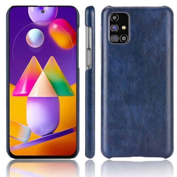 

Защитный чехол Deexe Leather Back Cover для Samsung Galaxy M31s (M317) - Blue