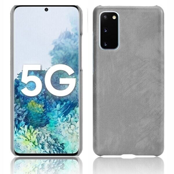 

Защитный чехол Deexe Leather Back Cover для Samsung Galaxy S20 FE (G780) - Grey
