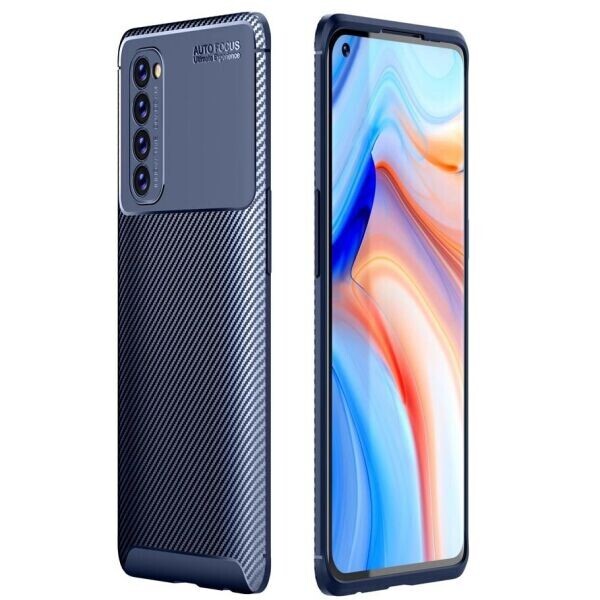 

Защитный чехол Deexe Fusion для OPPO Reno 4 Pro - Blue
