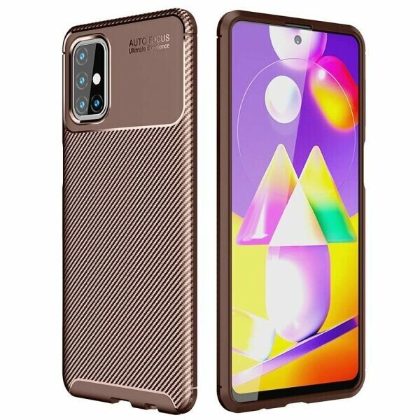 

Защитный чехол Deexe Fusion для Samsung Galaxy M31s (M317) - Brown