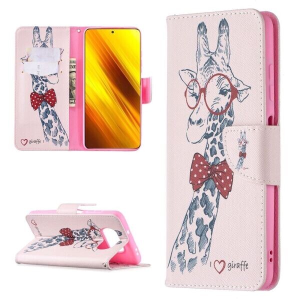 

Чехол-книжка Deexe Color Wallet для Xiaomi Poco X3 - Elk