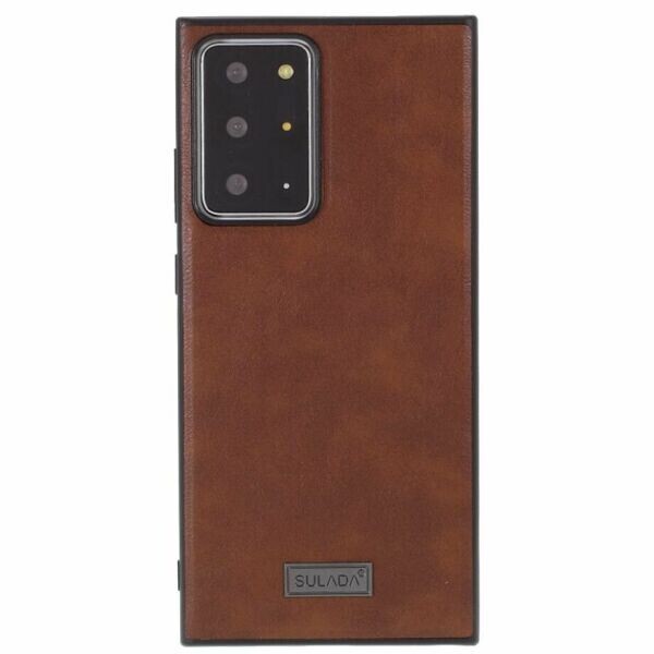 

Защитный чехол SULADA Leather Case для Samsung Galaxy Note 20 Ultra (N985) - Brown