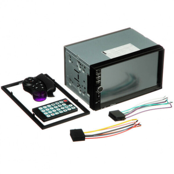 

Автомагнитола MP5-7021 диагональ экрана 7 дюймов 2DIN MP3 SD AUX Bluetooth 4 х 45W Черный