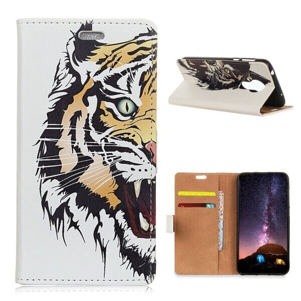 

Чехол Deexe Life Style Wallet для Nokia 3.4 - Tiger