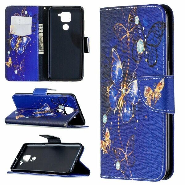 

Чехол-книжка Deexe Color Wallet для Xiaomi Redmi Note 9 / Redmi 10X - Pretty Butterfly