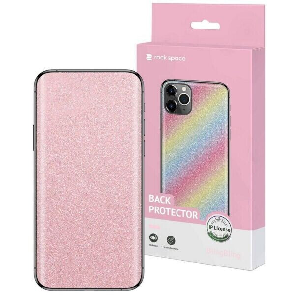 

Наклейка на заднюю панель RockSpace BlingBling Series для Nokia 6.1 Plus - Pink