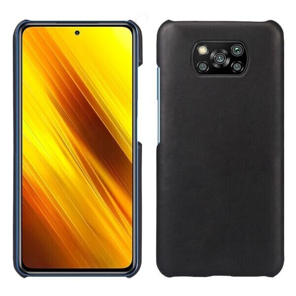 

Защитный чехол KSQ Leather Cover для Xiaomi Poco X3 - Black