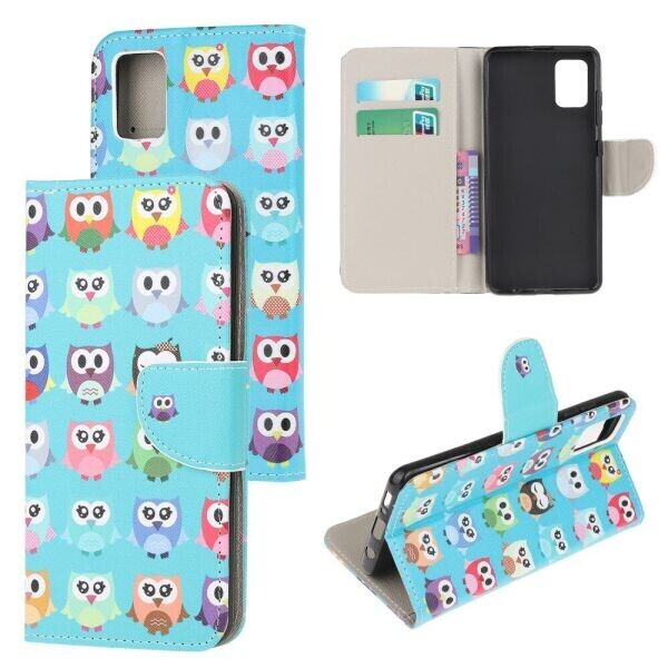 

Чехол-книжка Deexe Color Wallet для Samsung Galaxy M51 (M515) - Multiple Owls