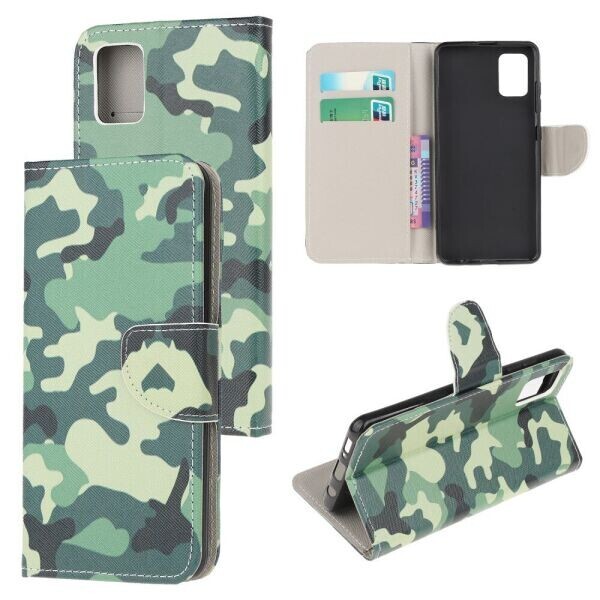 

Чехол-книжка Deexe Color Wallet для Samsung Galaxy M51 (M515) - Camouflage