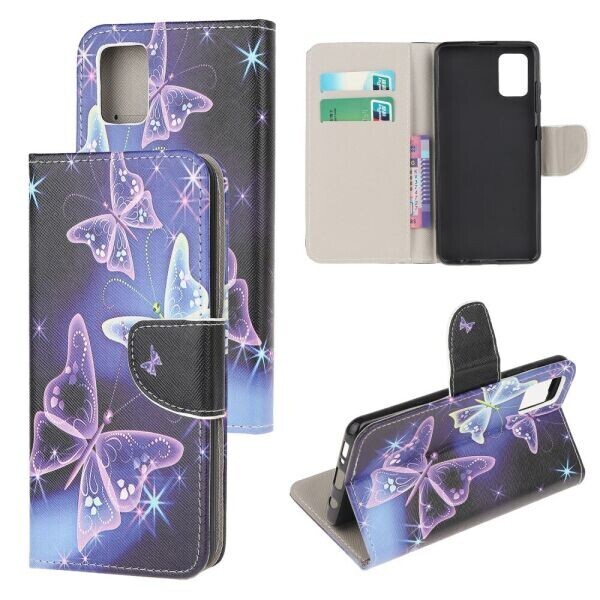 

Чехол-книжка Deexe Color Wallet для Samsung Galaxy M51 (M515) - Vivid Butterflies