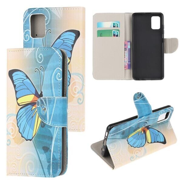 

Чехол-книжка Deexe Color Wallet для Samsung Galaxy M51 (M515) - Blue Butterfly