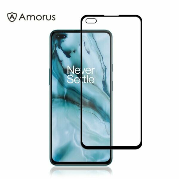 

Защитное стекло AMORUS Full Glue Tempered Glass для OnePlus Nord - Black