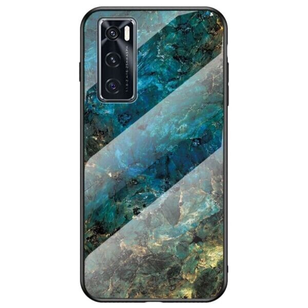 

Защитный чехол Deexe Gradient Pattern для VIVO V20 SE - Emerald Marble