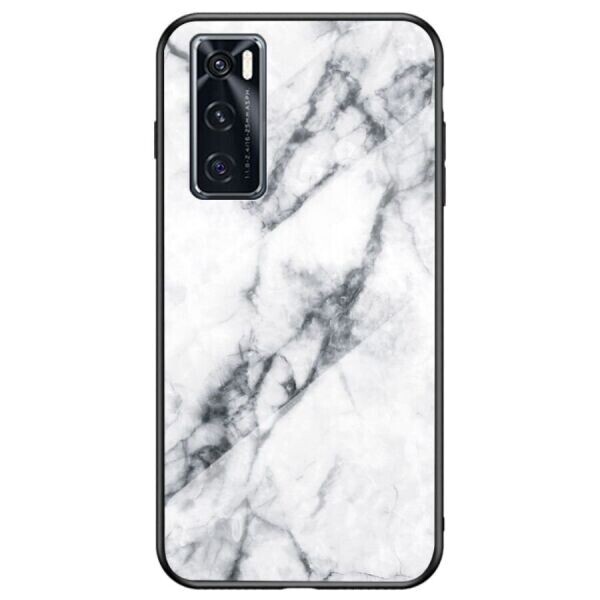 

Защитный чехол Deexe Gradient Pattern для VIVO V20 SE - White Marble