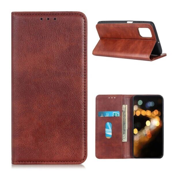 

Чехол-книжка Deexe Wallet Case для OnePlus 8T - Brown