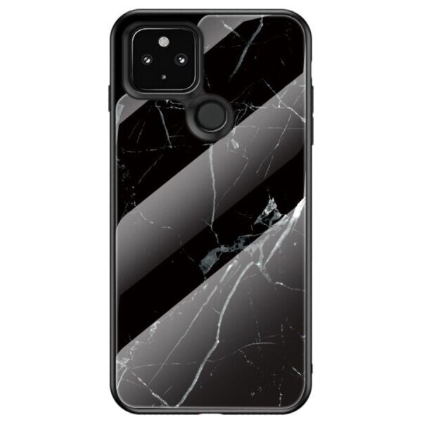 

Защитный чехол Deexe Gradient Pattern для Google Pixel 5 - Black Marble