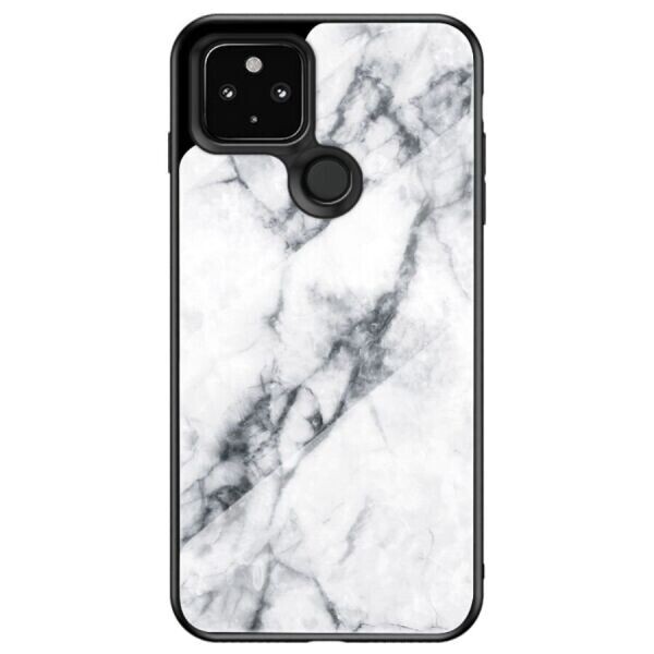 

Защитный чехол Deexe Gradient Pattern для Google Pixel 5 - White Marble