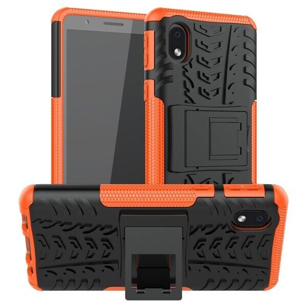 

Защитный чехол UniCase Hybrid X для Samsung Galaxy A01 Core (A013) - Black / Orange