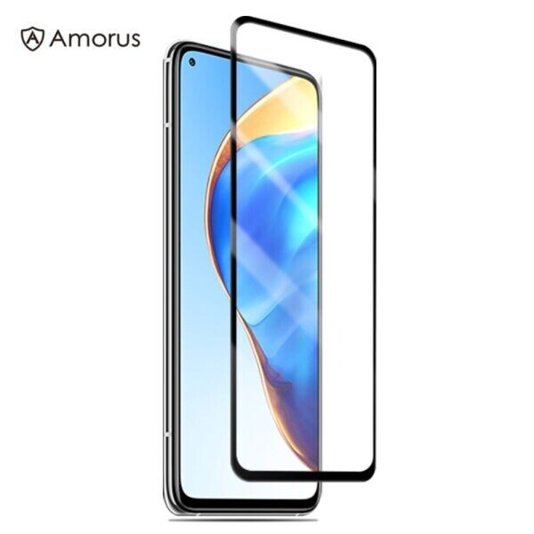 

Защитное стекло AMORUS Full Glue Tempered Glass для Xiaomi Mi 10T / Mi 10T Pro - Black