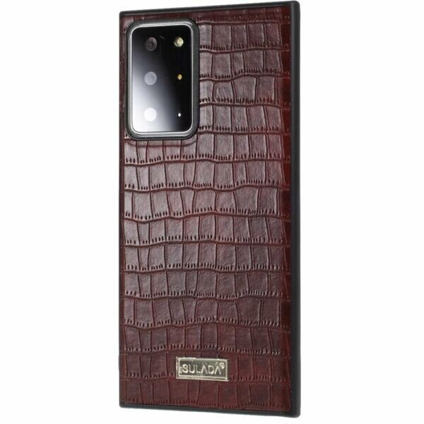 

Защитный чехол SULADA Crocodile Style для Samsung Galaxy Note 20 Ultra (N985) - Brown