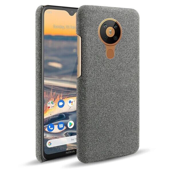 

Защитный чехол KSQ Cloth Style для Nokia 5.3 - Dark Grey