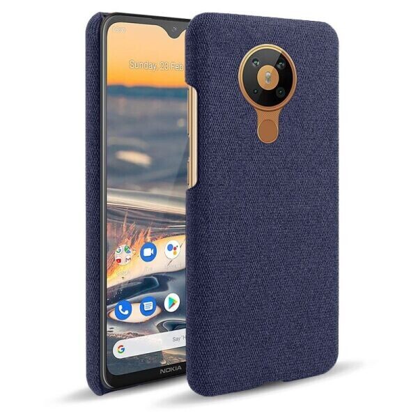 

Защитный чехол KSQ Cloth Style для Nokia 5.3 - Blue