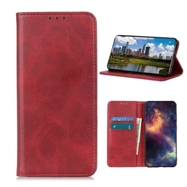 

Чехол-книжка Deexe Wallet Case для Nokia 3.4 - Red
