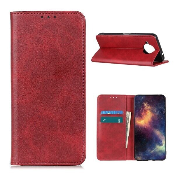

Чехол-книжка Deexe Wallet Case для Xiaomi Mi 10T Lite - Red