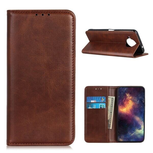 

Чехол-книжка Deexe Wallet Case для Xiaomi Mi 10T Lite - Coffee