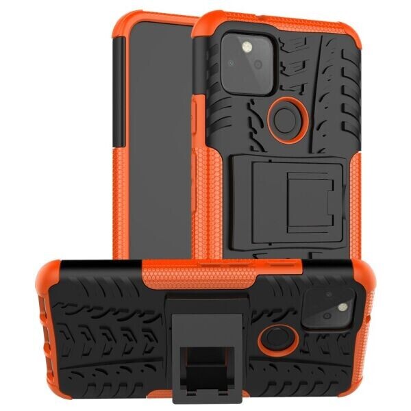 

Защитный чехол UniCase Hybrid X для Google Pixel 5 - Black / Orange