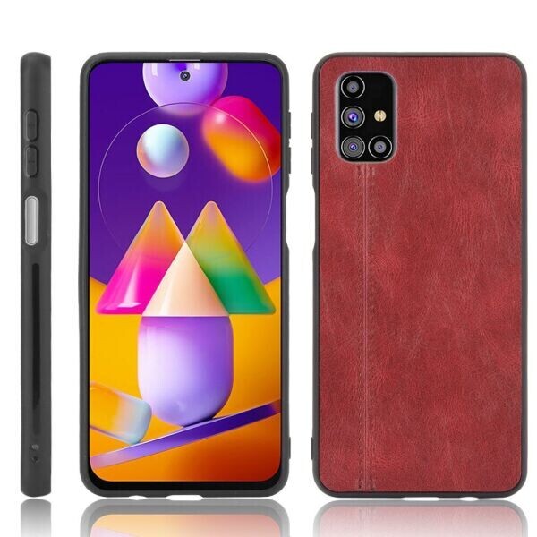 

Защитный чехол UniCase Leather Series для Samsung Galaxy M31s (M317) - Red