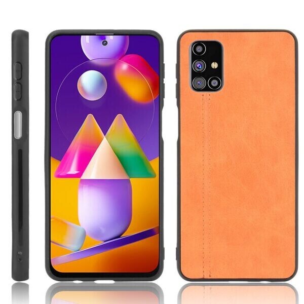 

Защитный чехол UniCase Leather Series для Samsung Galaxy M31s (M317) - Yellow