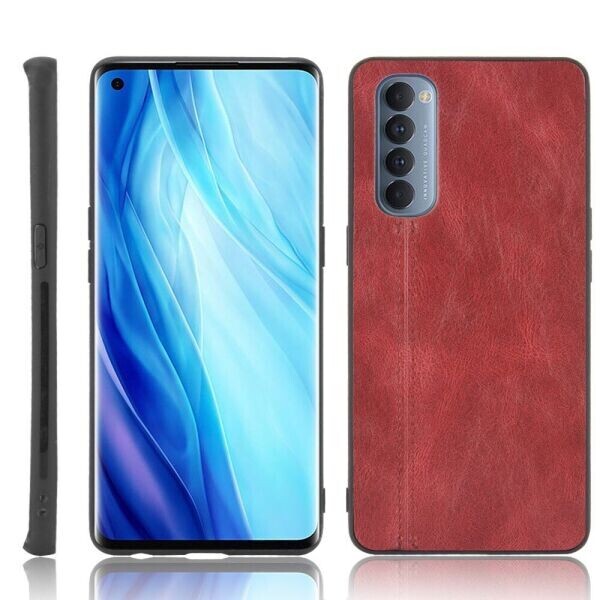 

Защитный чехол UniCase Leather Series для OPPO Reno 4 Pro - Red