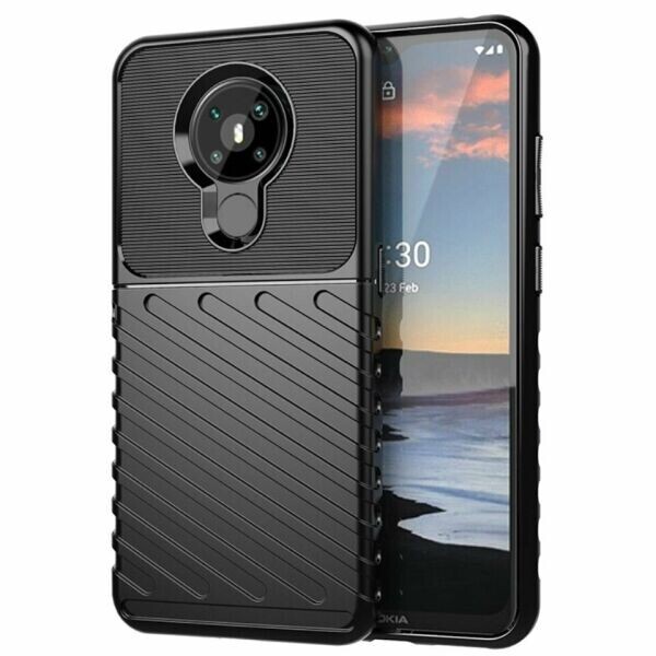 

Защитный чехол Deexe Thunder Series для Nokia 5.3 - Black