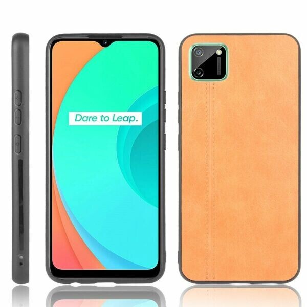 

Защитный чехол UniCase Leather Series для Realme C11 - Yellow