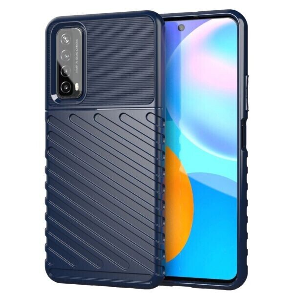 

Защитный чехол Deexe Thunder Series для Huawei P Smart 2021 - Blue
