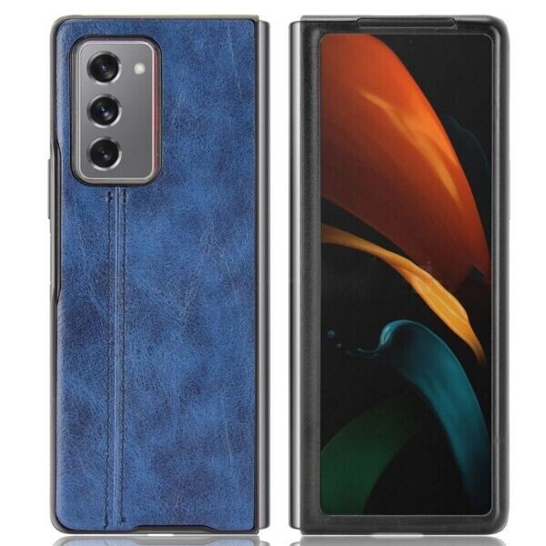

Защитный чехол UniCase Leather Series для Samsung Galaxy Z Fold 2 - Blue