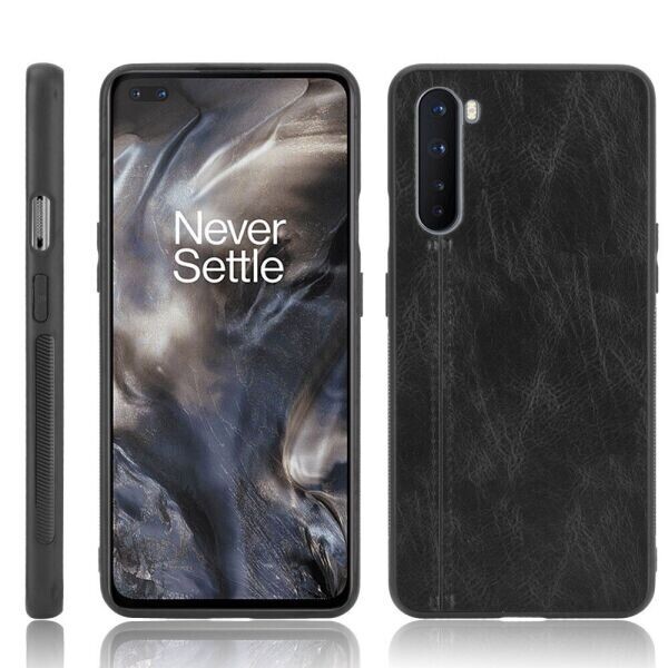 

Защитный чехол UniCase Leather Series для OnePlus Nord - Black