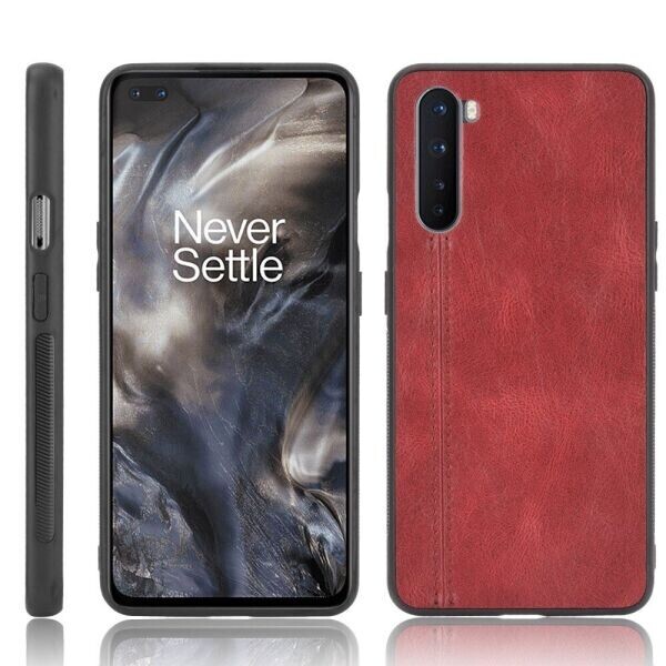 

Защитный чехол UniCase Leather Series для OnePlus Nord - Red